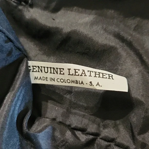 Nino Bossi Genuine Supple Soft Leather Classic Black Shoulder Bag - Picture 5 of 10